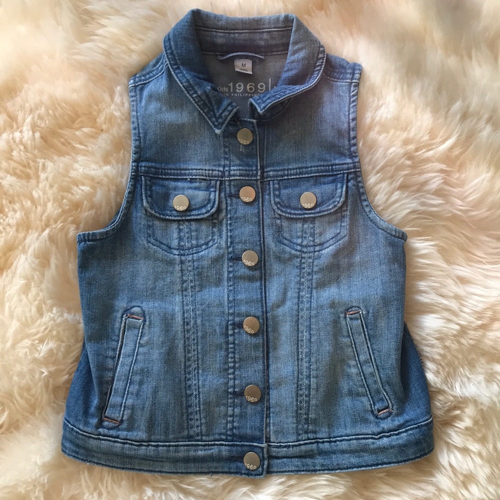 Girls Gap denim vest